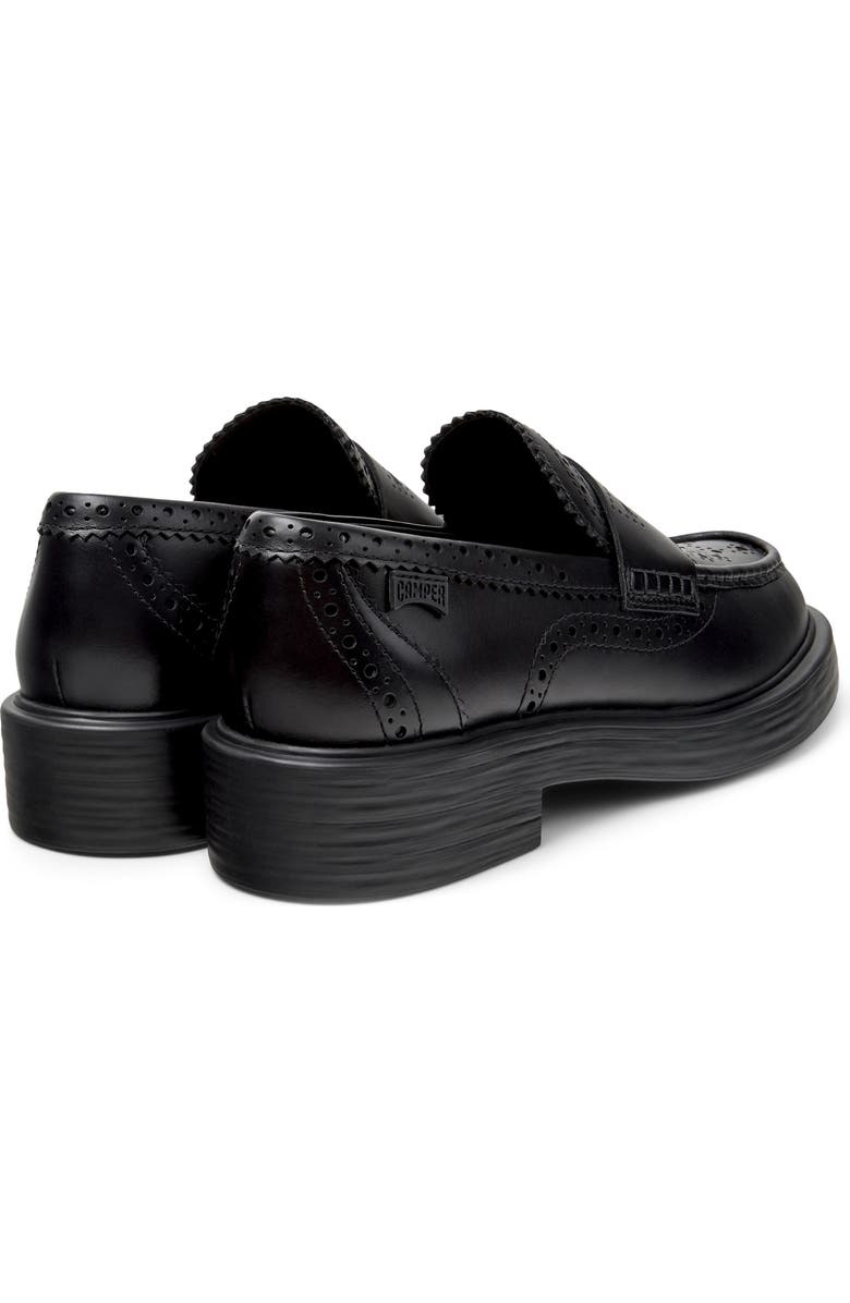 Camper Dean Twins Loafer, Alternate, color, Black