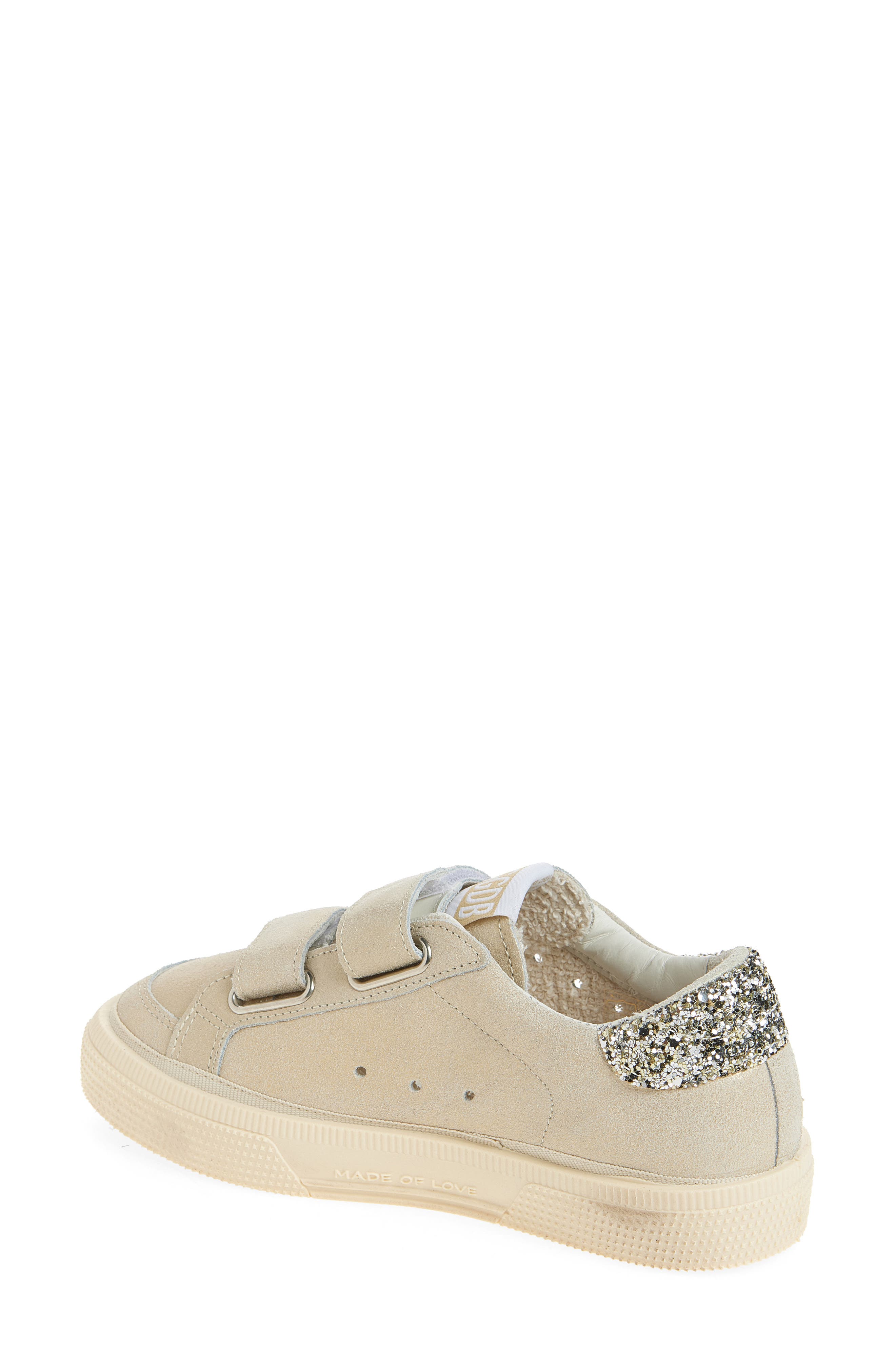 Golden Goose Kids' May School Sneaker, Alternate, color, Platinum