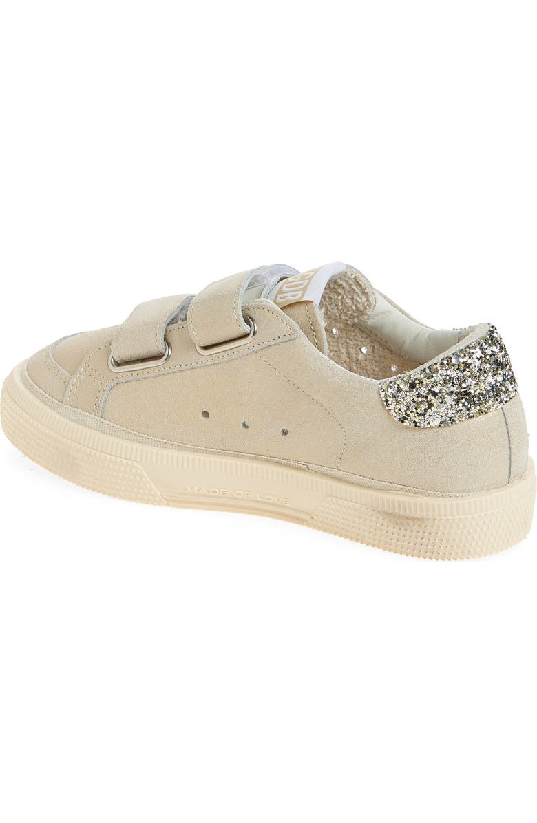 Golden Goose Kids' May School Sneaker, Alternate, color, Platinum