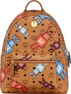 MCM Medium Stark Backpack in Rabot Visetos