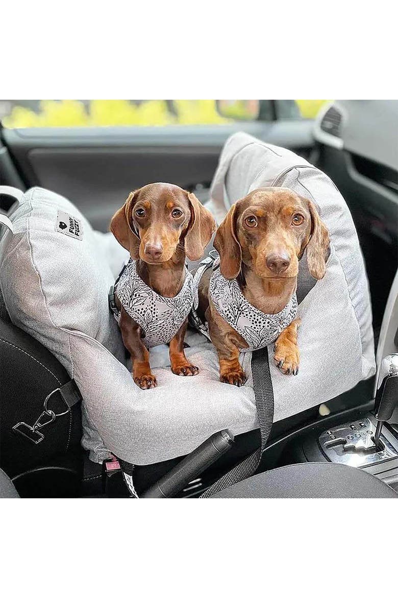 First Class Dog Car Seat Bed, Alternate, color, Grey