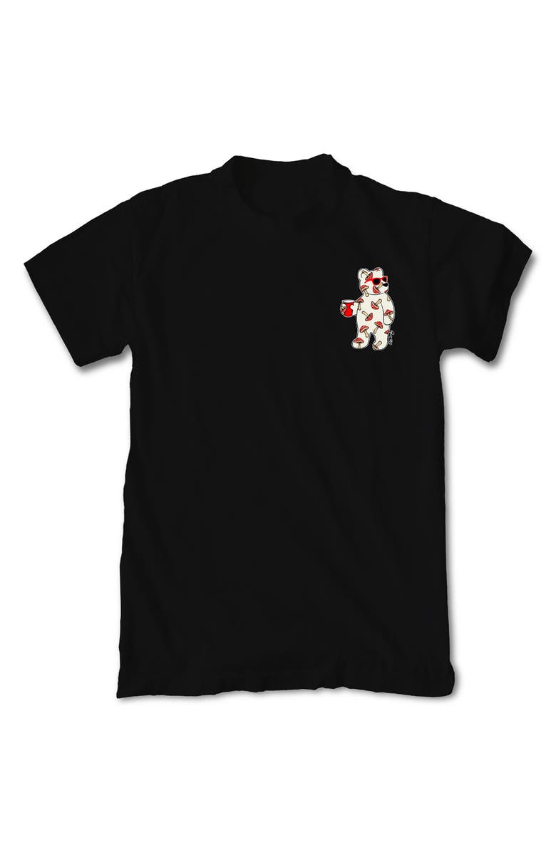 RIOT SOCIETY Mushroom Bear Graphic T-Shirt, Alternate, color,
