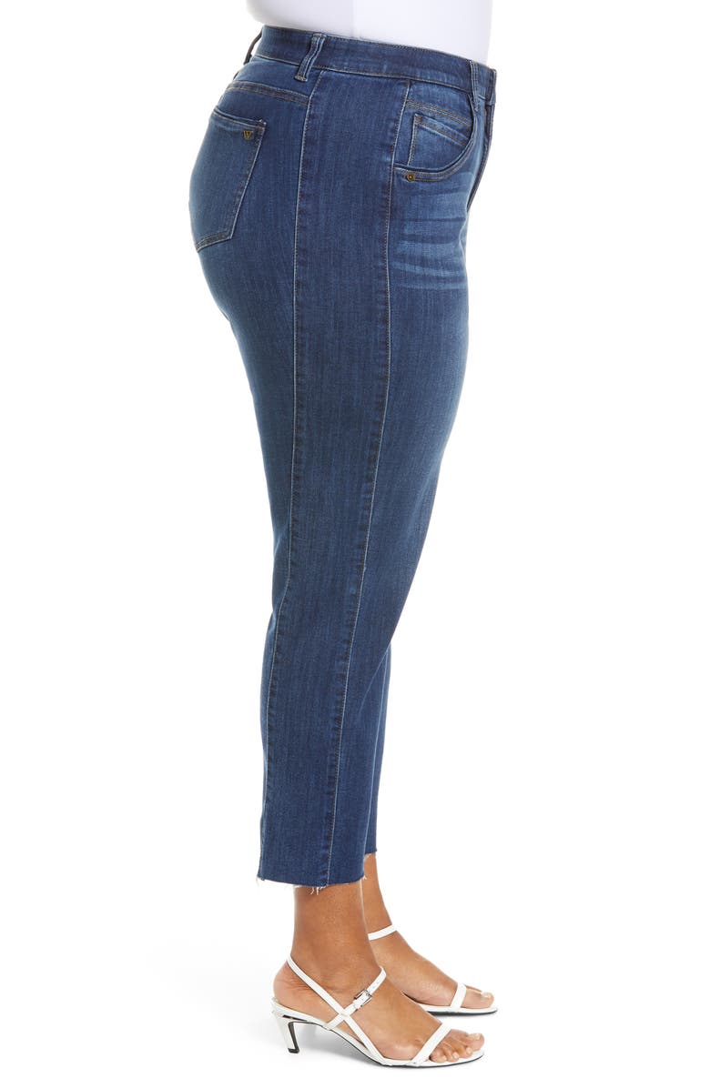 Wit & Wisdom Ab-solution High Waist Ankle Slim Straight Leg Jeans, Alternate, color,