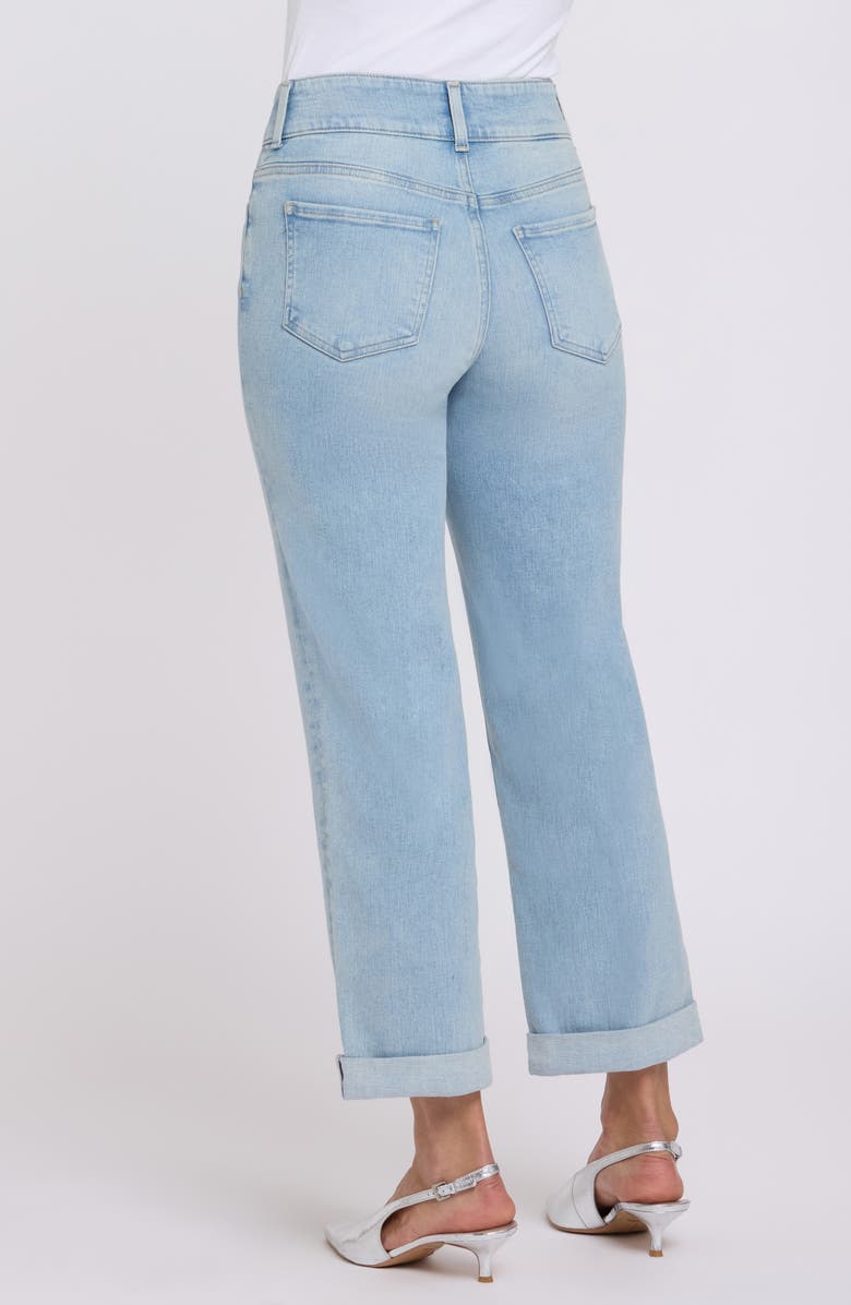 NYDJ Bailey High Waist Crop Relaxed Straight Leg Jeans, Alternate, color, Keys View