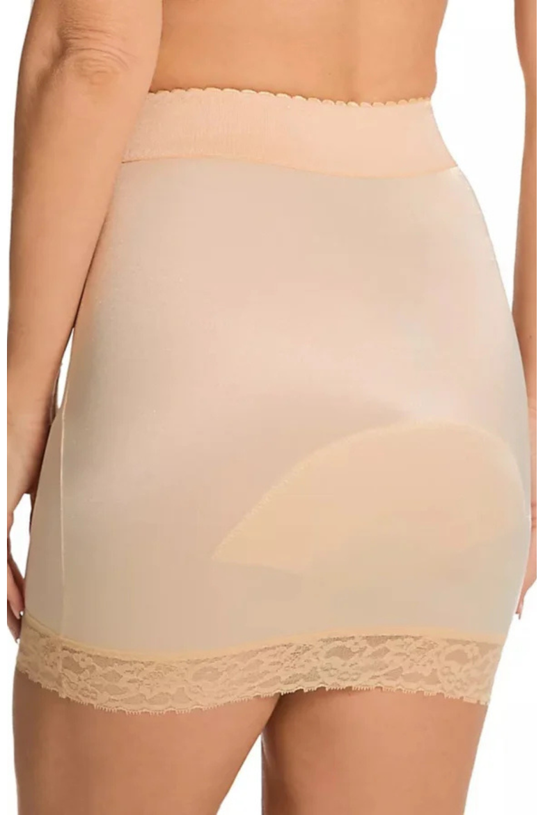 Light Shaping Half Slip With Full Inner Shaping Panty, Alternate, color, Beige