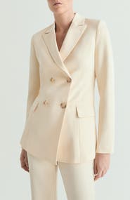 Scalpers Plain Double-breasted Blazer