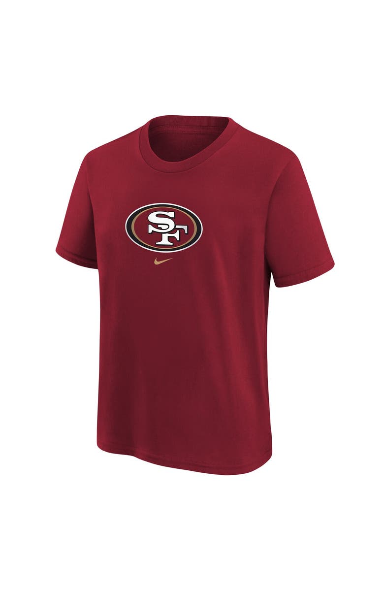 Nike Youth Nike Scarlet San Francisco 49ers Logo T-Shirt, Alternate, color, Scarlet