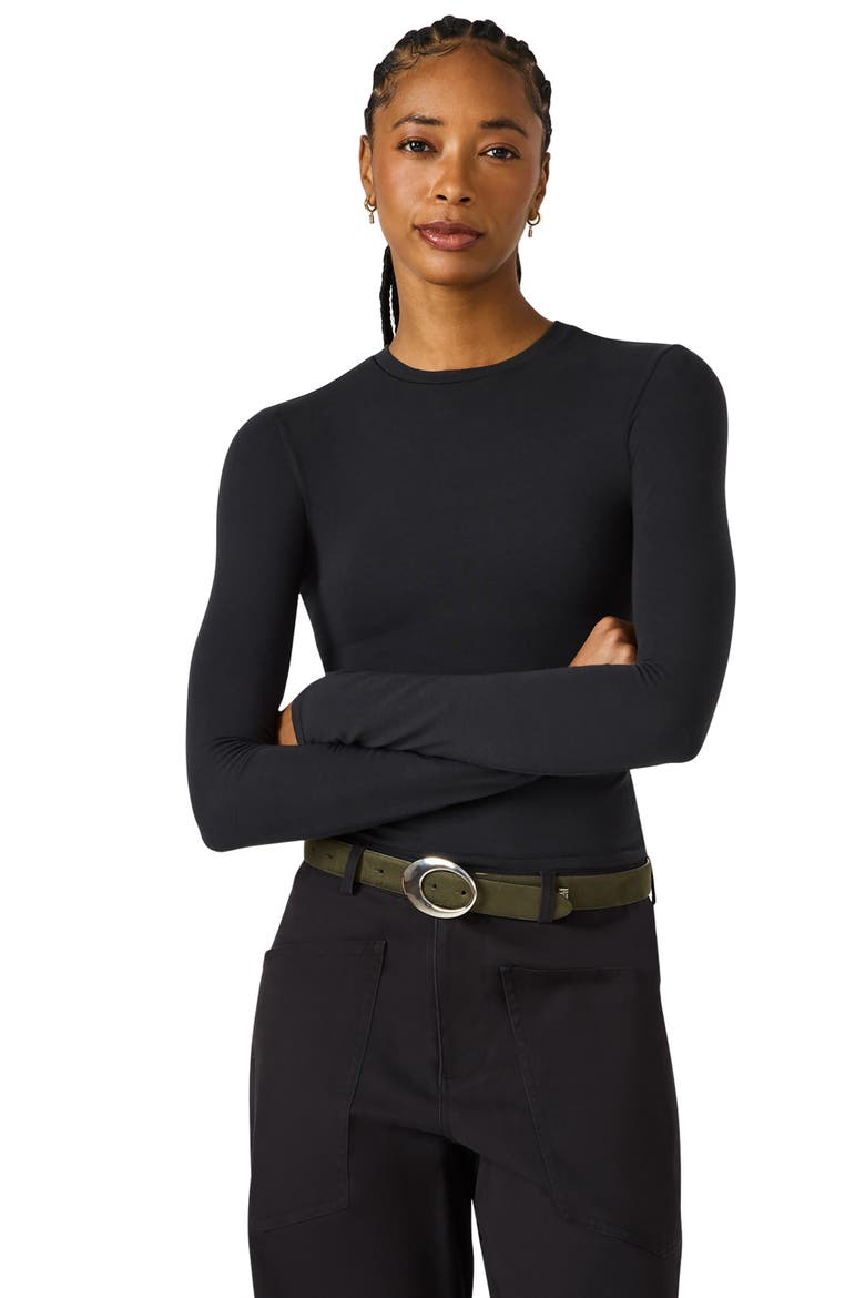 Faux Suede Organic Buckle Belt, Alternate, color, DARK OLIVE