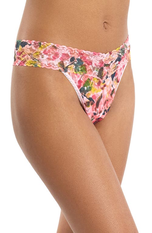 Hanky Panky Print Original Rise Thong In Multi