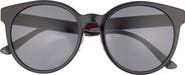 Gucci 55mm Round Sunglasses