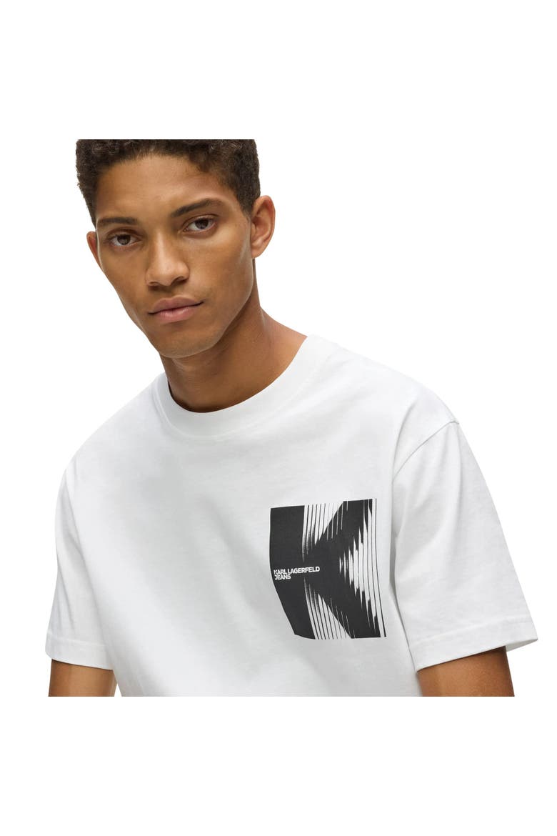 Men's Short-Sleeve K Logo T-Shirt, Alternate, color, White