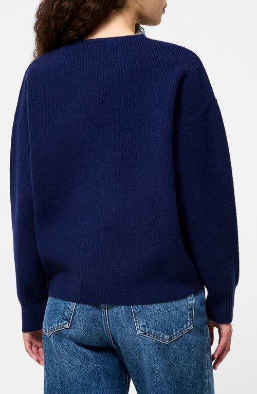 French Connection Riddley Drop Shoulder Cardigan In Blue