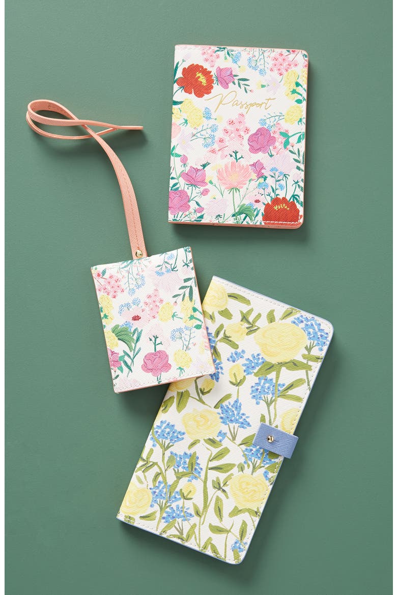 Anthropologie Jackie Diedam Passport Holder, Alternate, color, PINK MULTI