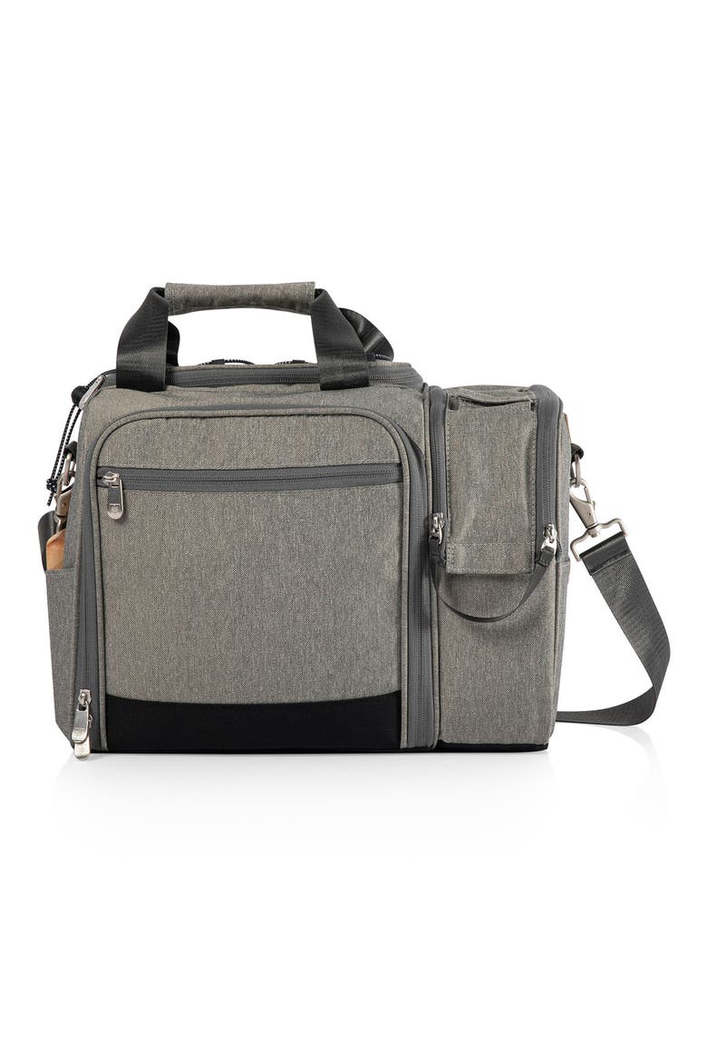 Malibu PT Frontier Edition Cooler Picnic Basket, Main, color, GREY
