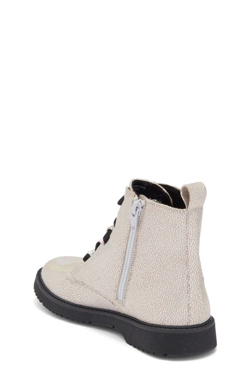 Harper Canyon Kids' Poppey Beaded Combat Boot In Black