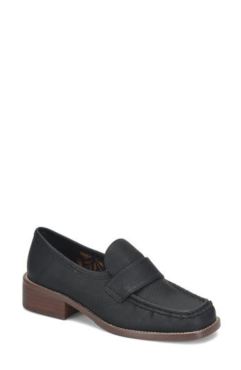 Korks Frey Loafer In Black Nubuck