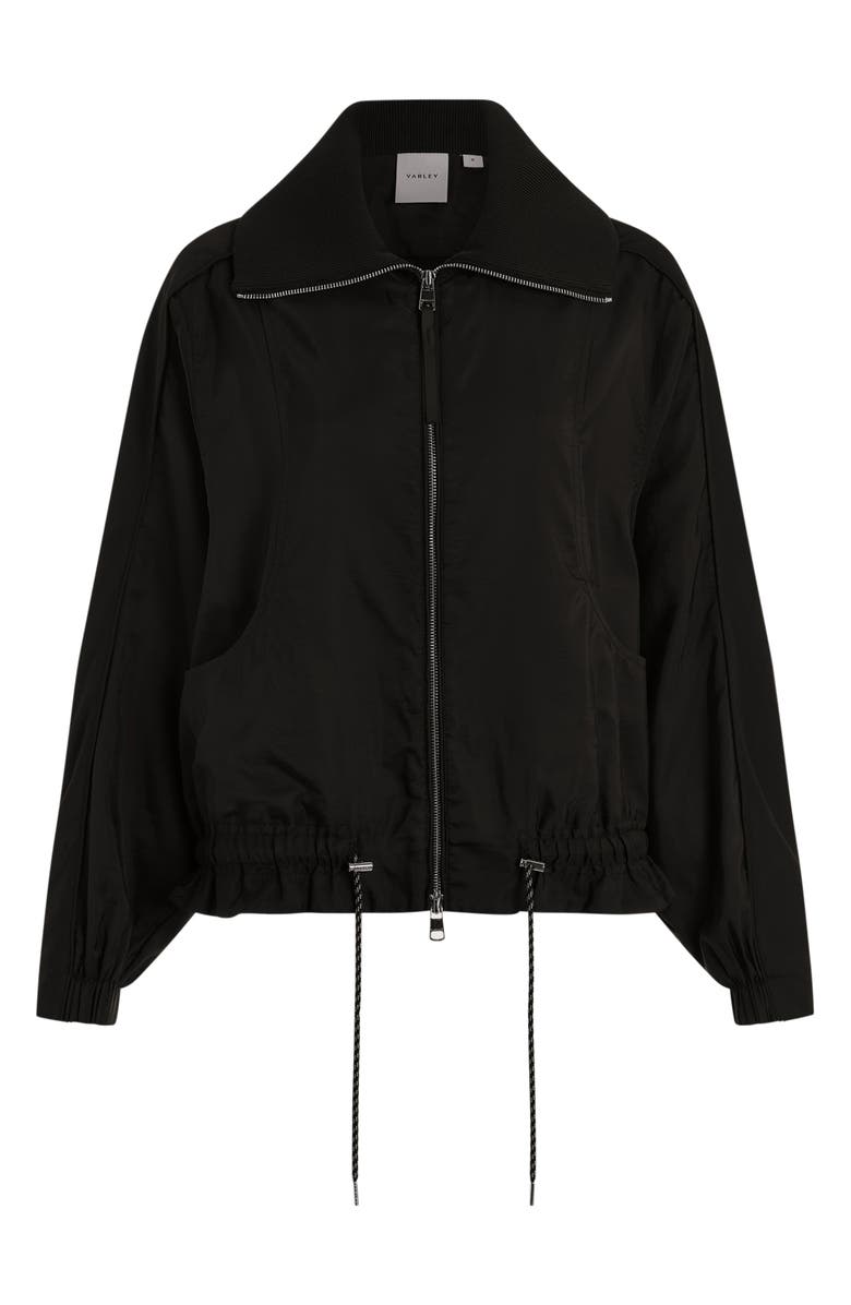 Varley Lotta Blouson Jacket, Alternate, color, Black