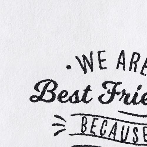 C & F Home C&f Home Everyone Sucks Kitchen And Bathroom Embroidered Hand Towel In Black