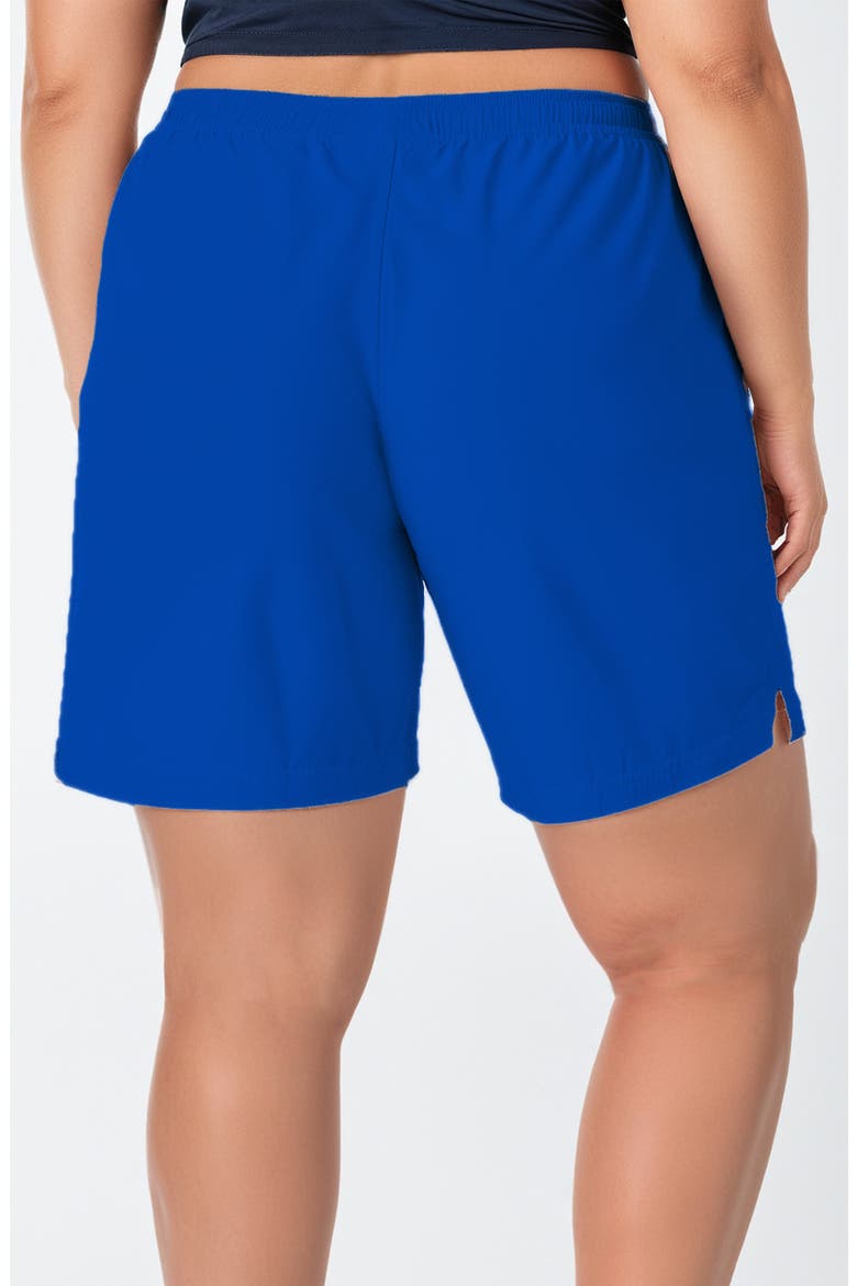 Plus Size 7" Board Shorts, Alternate, color, Marine