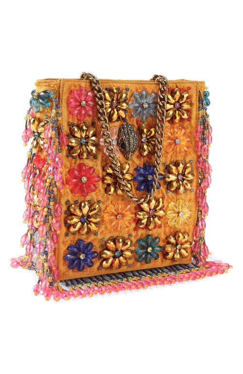 Kurt Geiger London Mini Beaded Tote In Multi