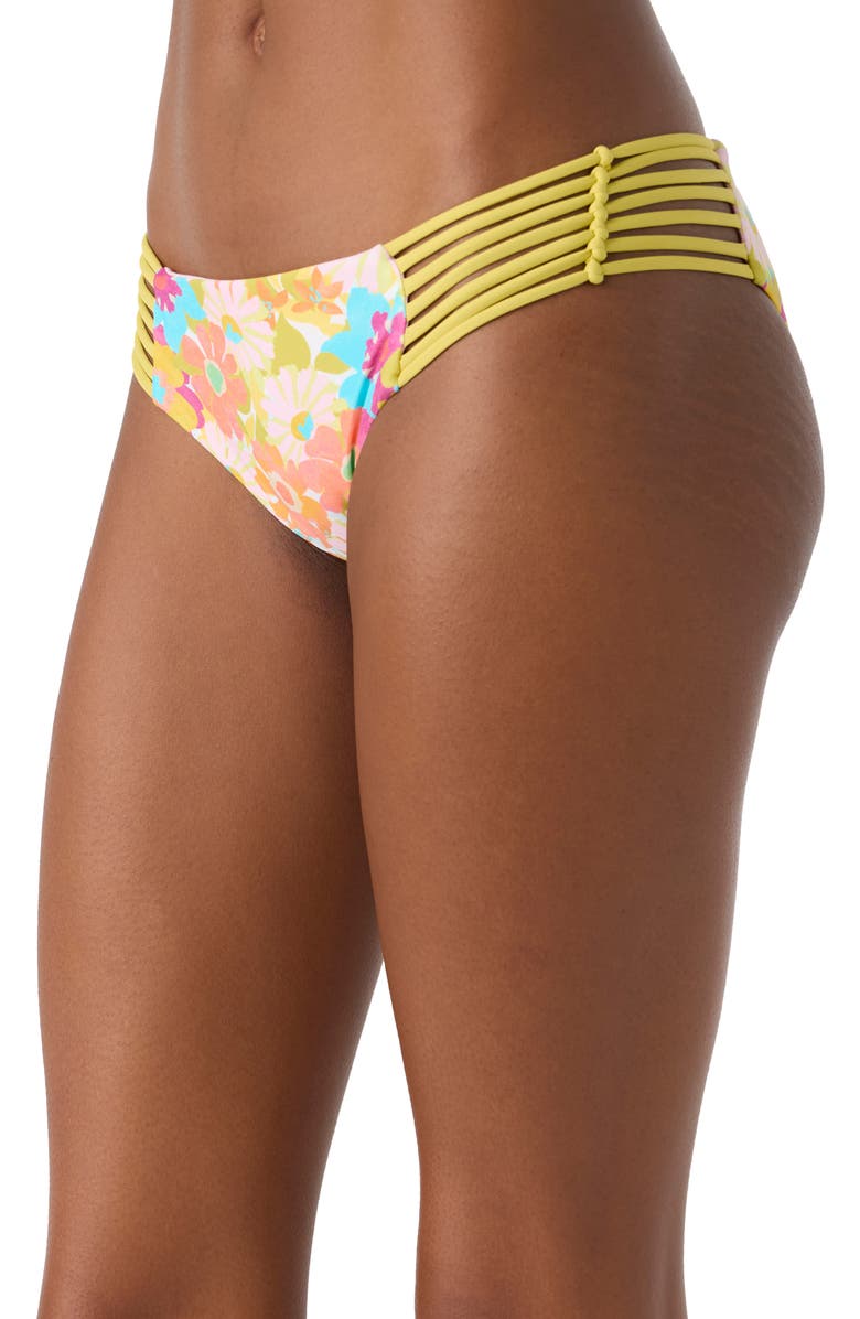 O'Neill Brasilia Cocolito Floral Bikini Bottoms, Alternate, color, 