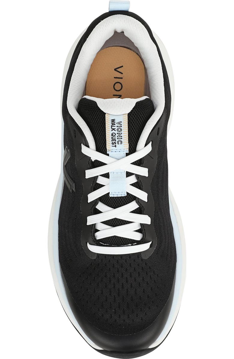Vionic Walk Quest Sneaker, Alternate, color, Black