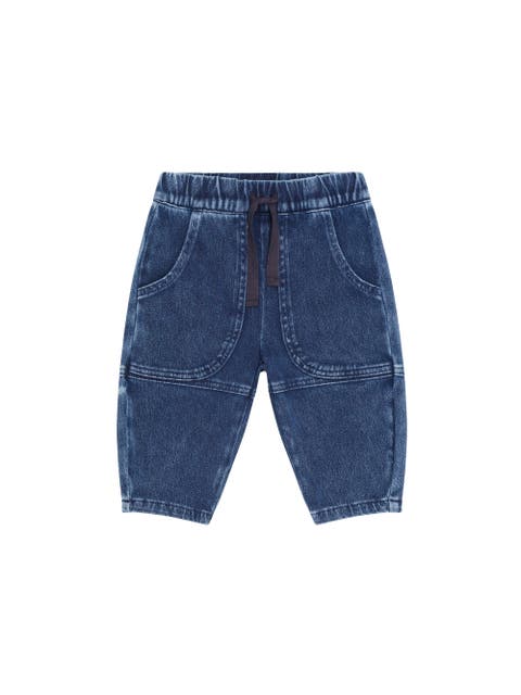 Knit Denim Pocket Pant