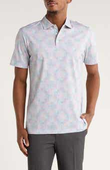 Bugatchi Abstract Print OoohCotton® Knit Polo