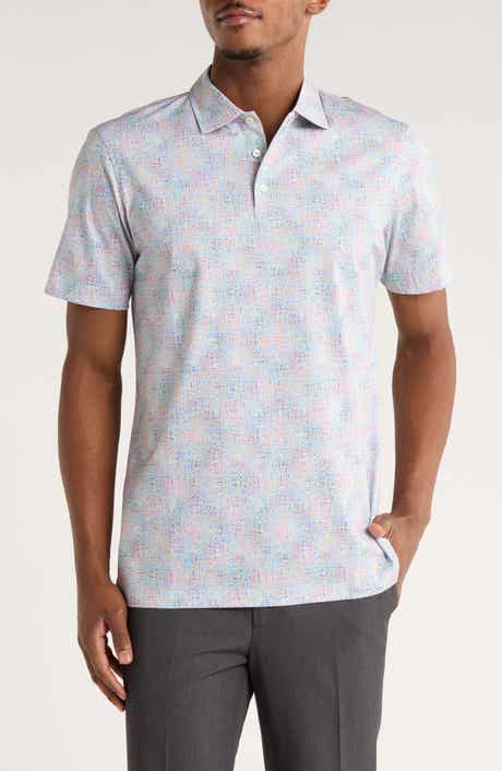 Bugatchi Abstract Print OoohCotton® Knit Polo