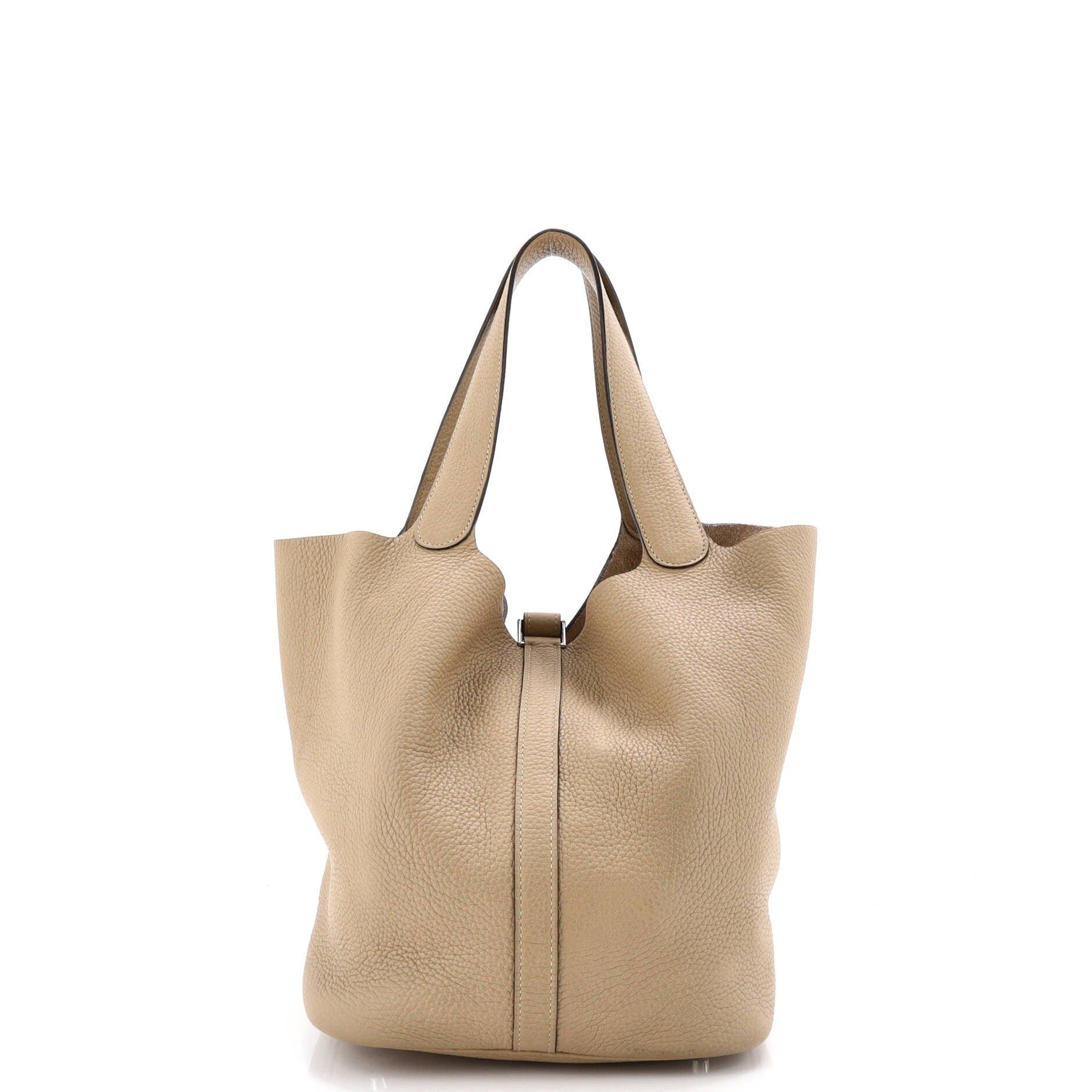 Pre-Owned Hermes Picotin Lock Bag Clemence GM, Alternate, color, Trench