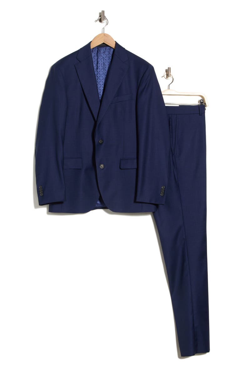 Expo Wool Suit, Alternate, color, MID BLUE