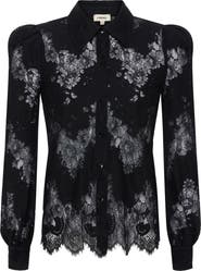 L'AGENCE Jenica Lace Blouse