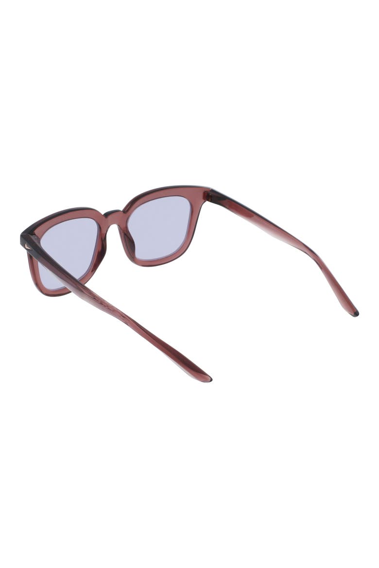 Myriad 52mm Mirrored Square Sunglasses, Alternate, color, SMOKEY MAUVE/BROWN/GOLD