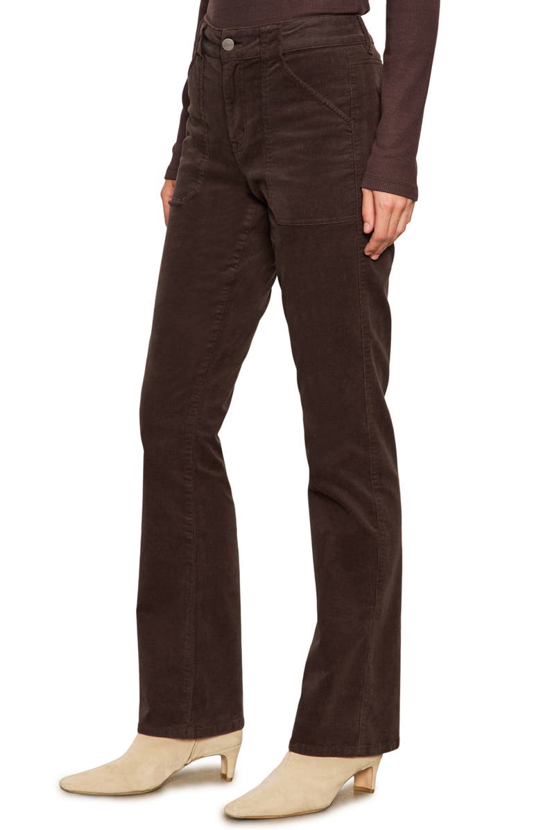 Sanctuary Hayden Bootcut Corduroy Pants, Alternate, color, Semi Sweet