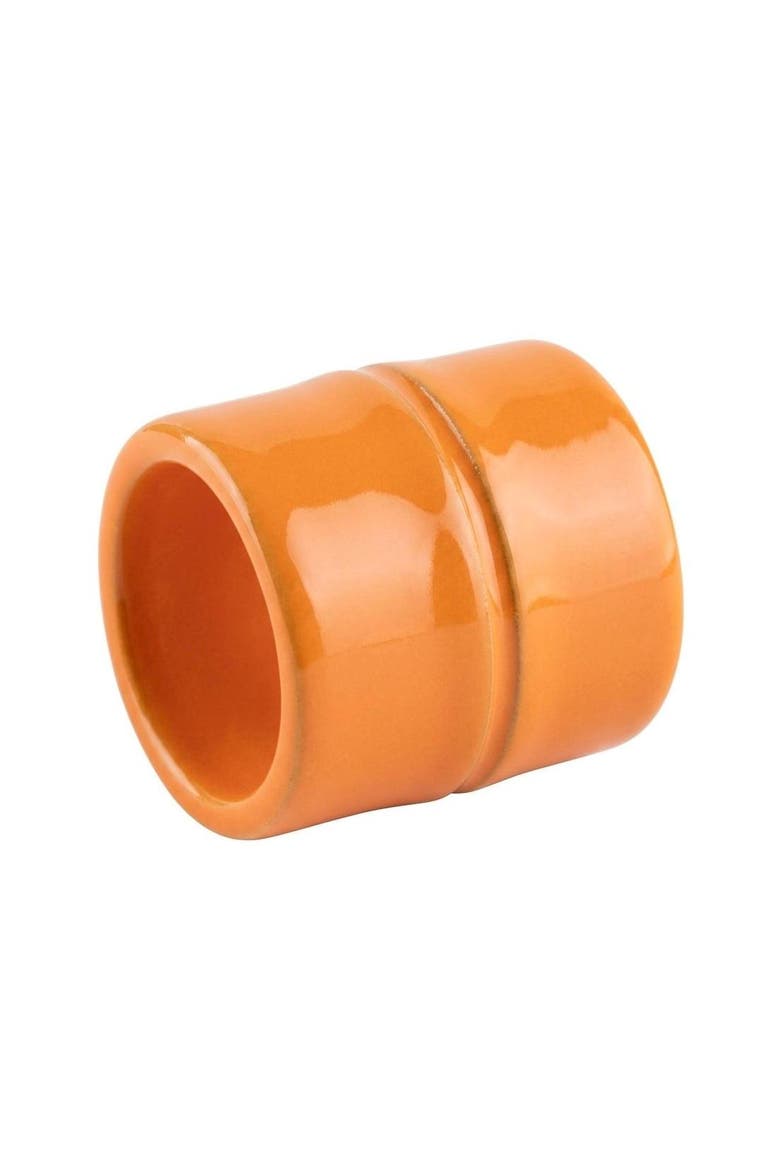 Wood Napkin Rings, Main, color, Yellow