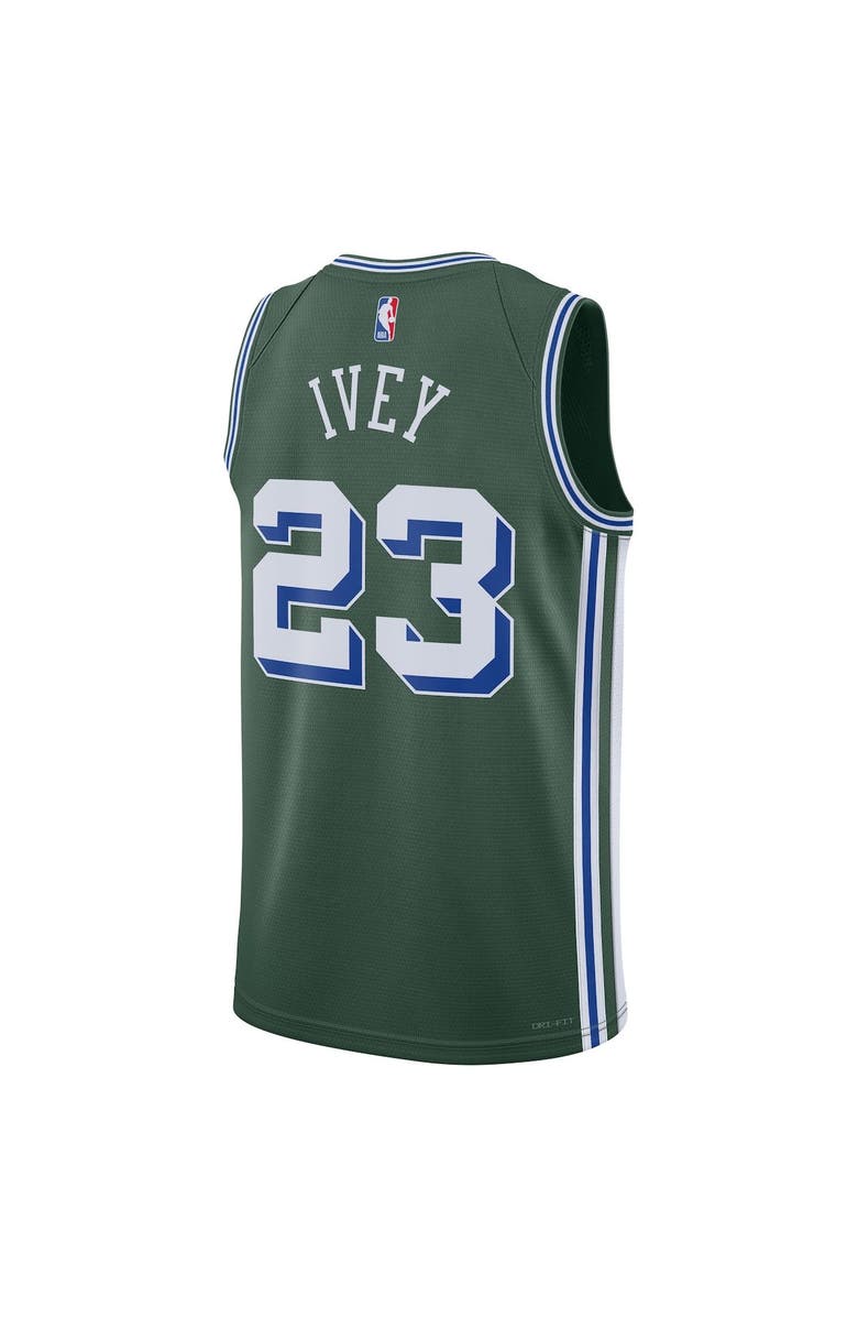 Nike Men's Nike Jaden Ivey Green Detroit Pistons 2022/23 Swingman Jersey - City Edition, Alternate, color, 