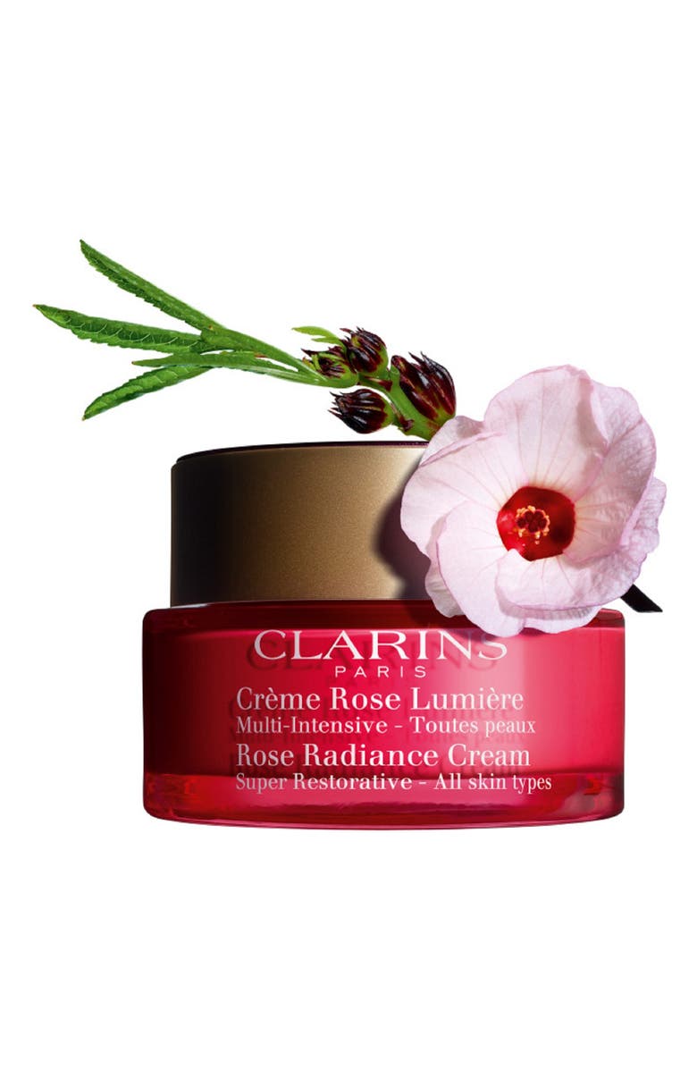 Clarins Super Restorative Rose Radiance Anti-Aging Moisturizer, Alternate, color,