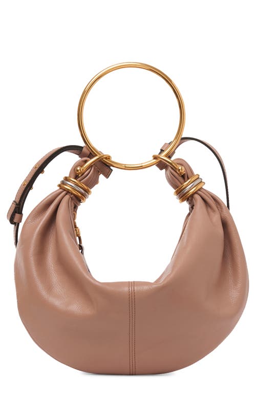 Chloé Small Bracelet Hobo Bag in Woodrose 527 at Nordstrom