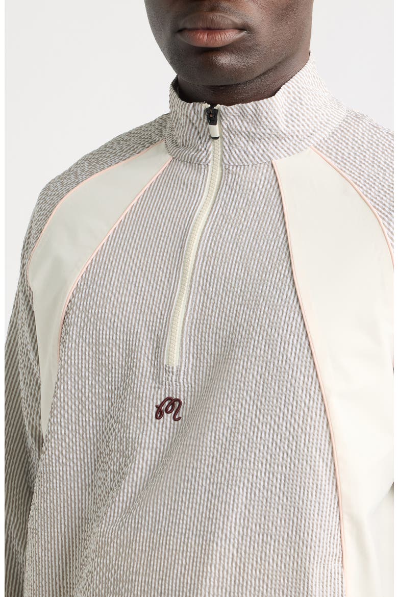 Valero Seersucker Pullover, Alternate, color, TAUPE MULTI