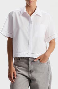 Ronen Chen Stav Button-Down Short Sleeved Shirt