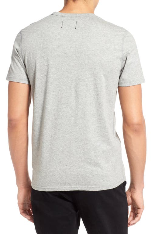 Reigning Champ Short Sleeve Slim Fit Crewneck T-shirt In Gray