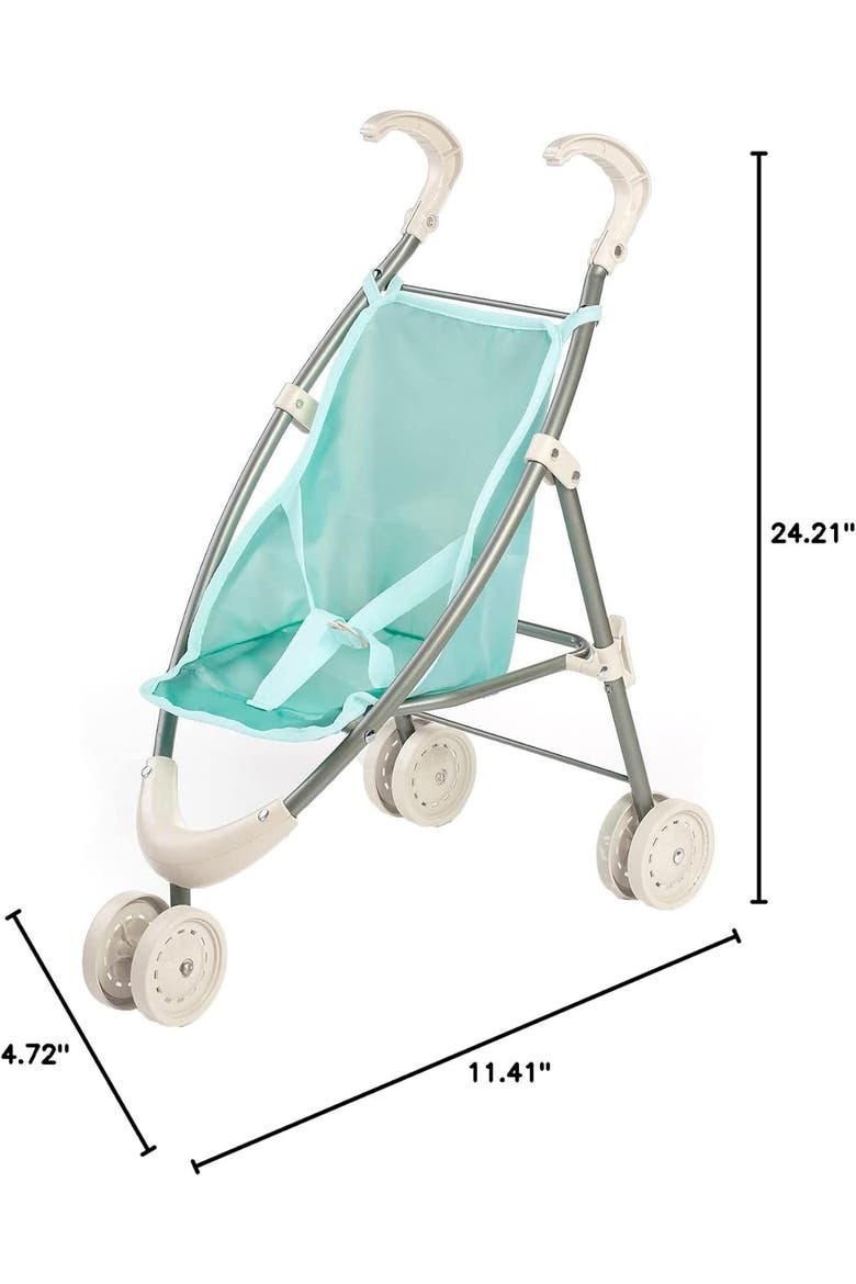 Doll Stroller, Alternate, color, Blue-Green