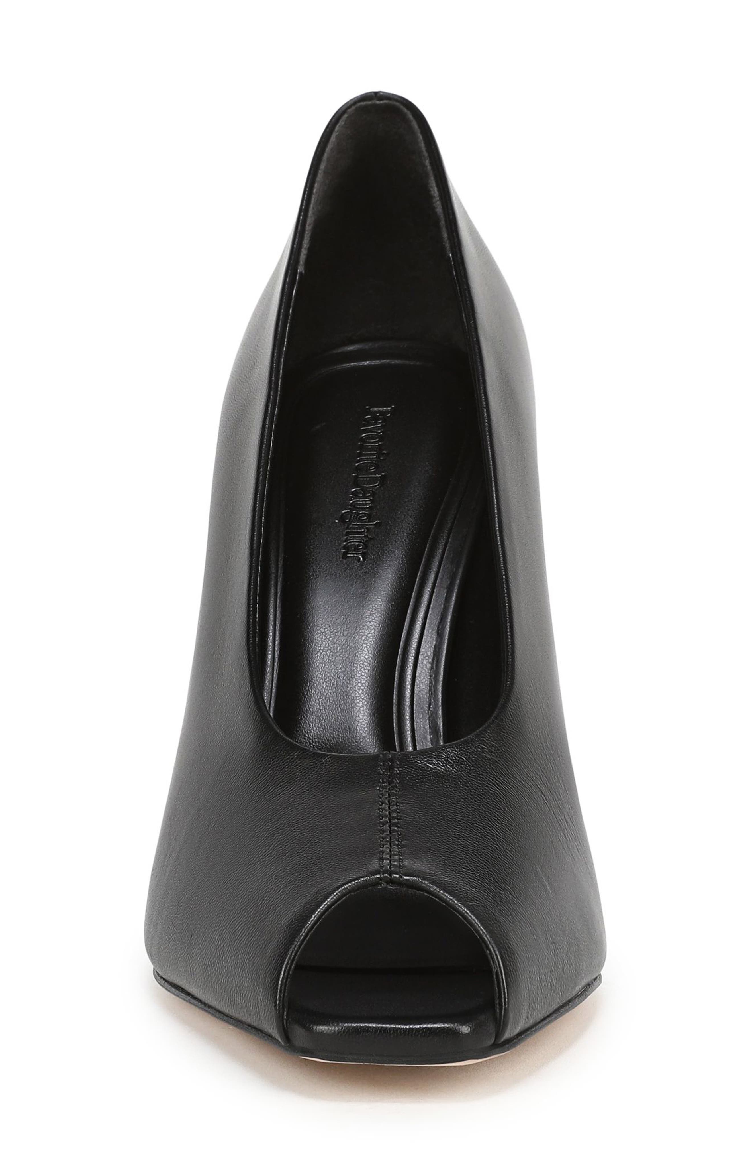 Favorite Daughter Yara Peep Toe Pump, Alternate, color, Black