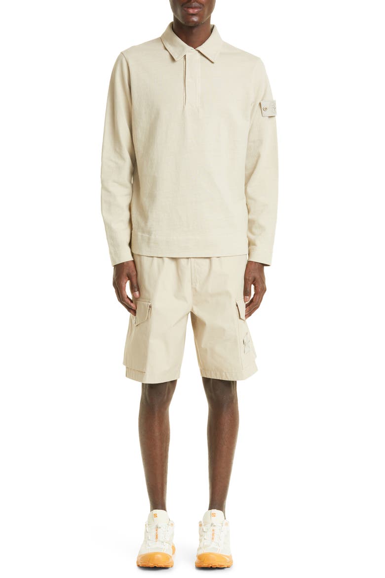 Cotton Bermuda Shorts, Alternate, color, BEIGE