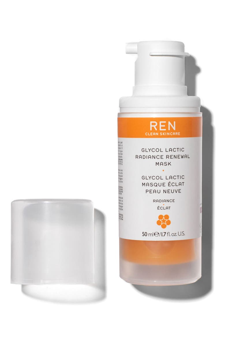 REN Clean Skincare Glycol Lactic Radiance Renewal Mask, Alternate, color, 