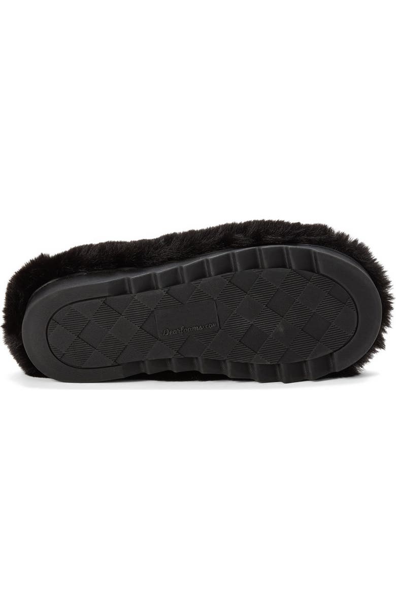 DEARFOAMS Annabelle Pile Clog with Embellishment, Alternate, color, Black