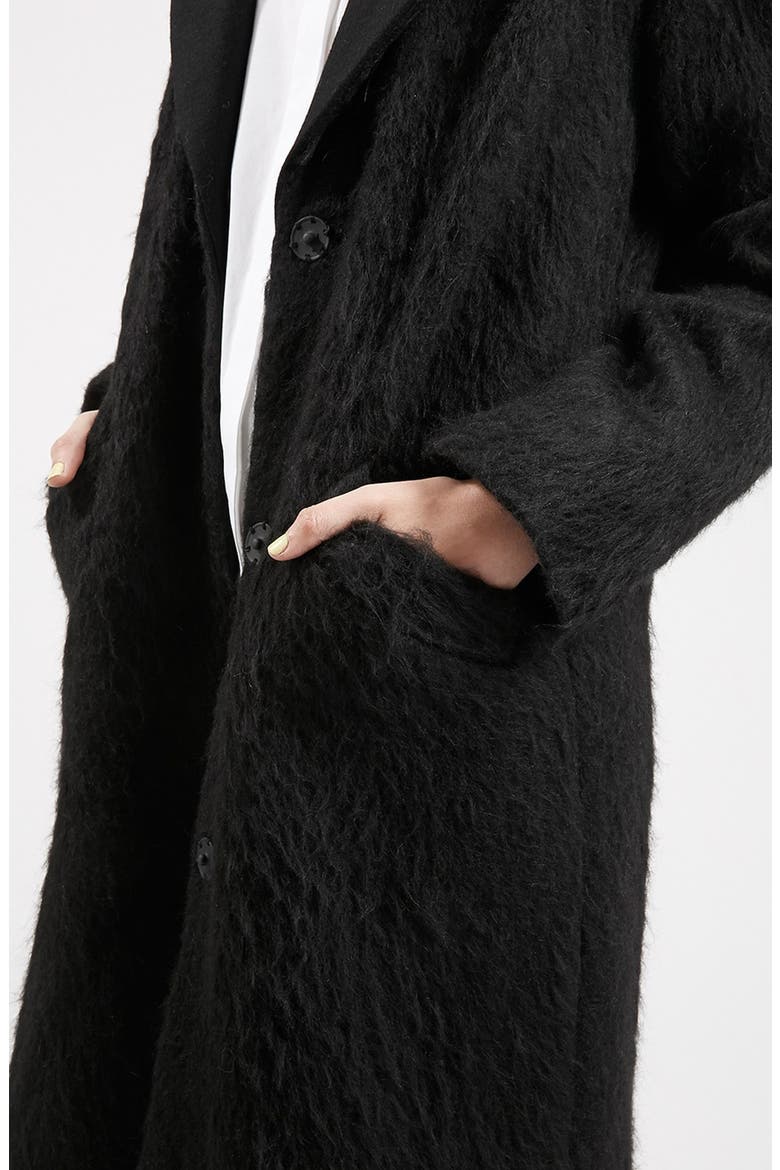 Oversize Coat, Alternate, color, BLACK