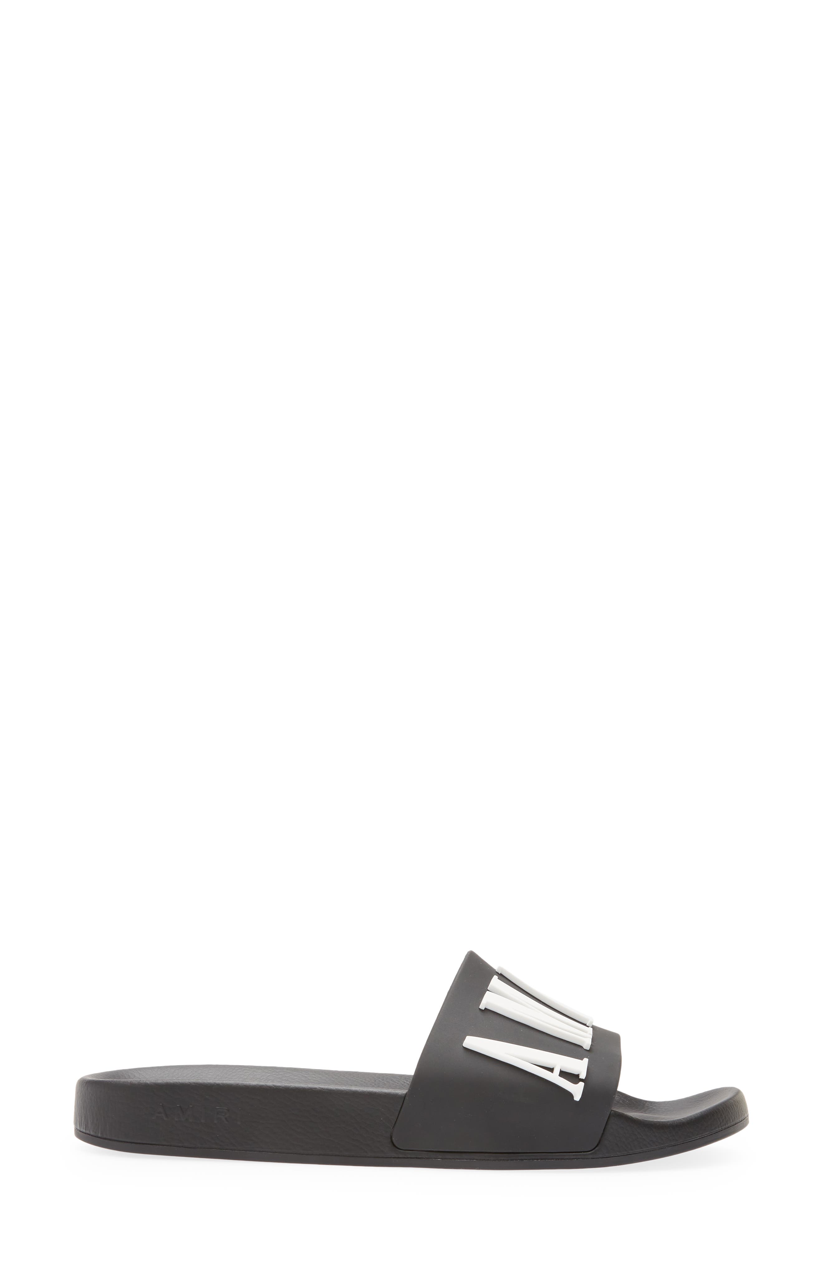 AMIRI Logo Pool Slide Sandal, Alternate, color, 