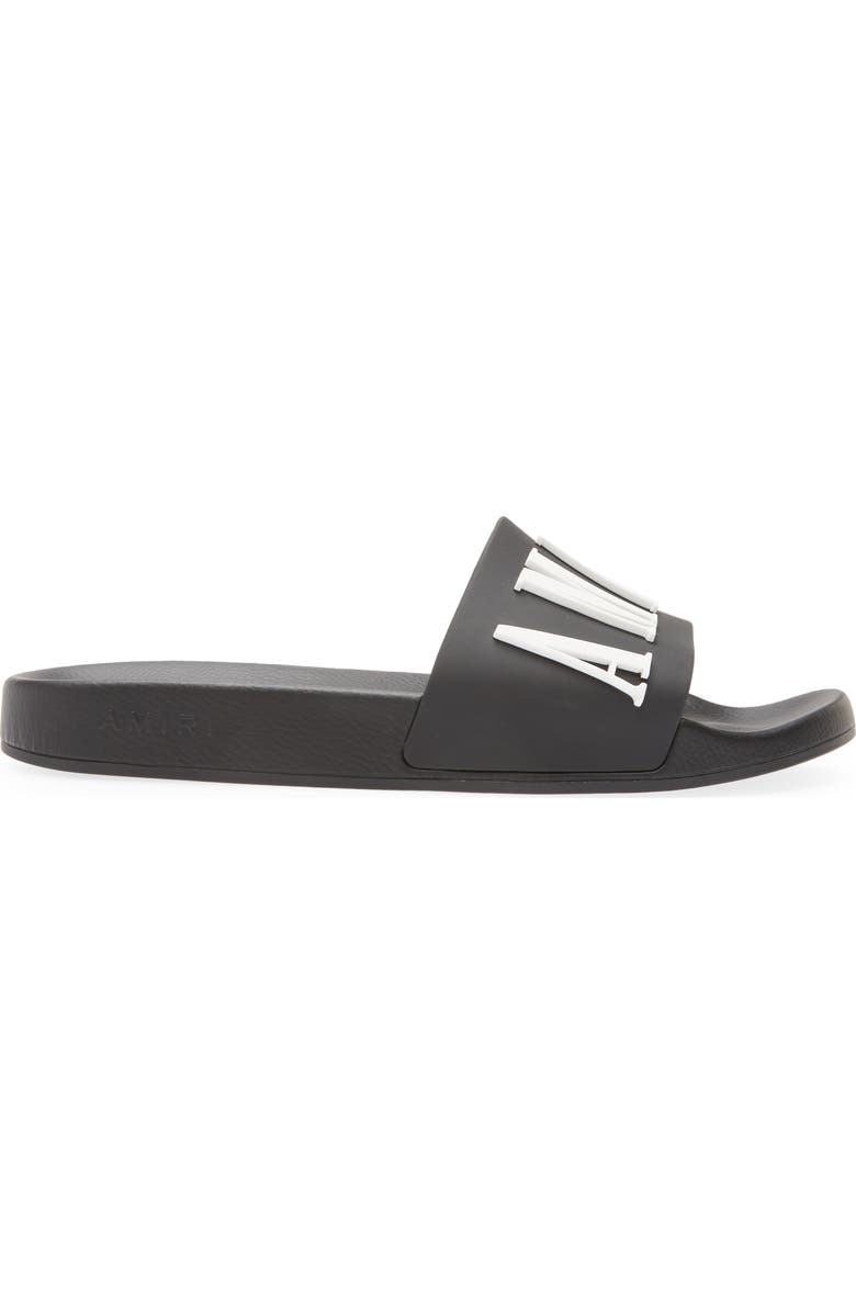 AMIRI Logo Pool Slide Sandal, Alternate, color,