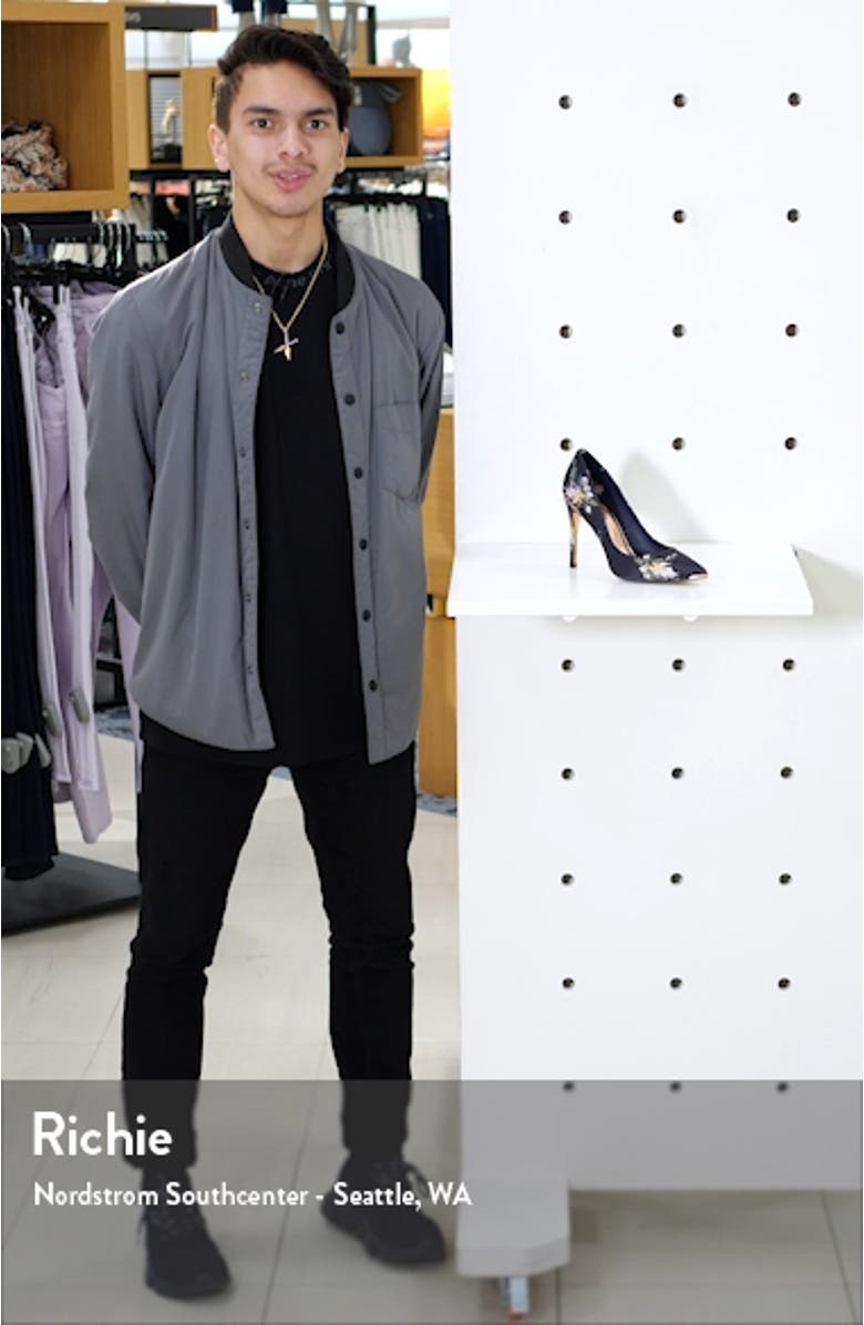 Izibelp Floral Pointy Toe Pump, sales video thumbnail